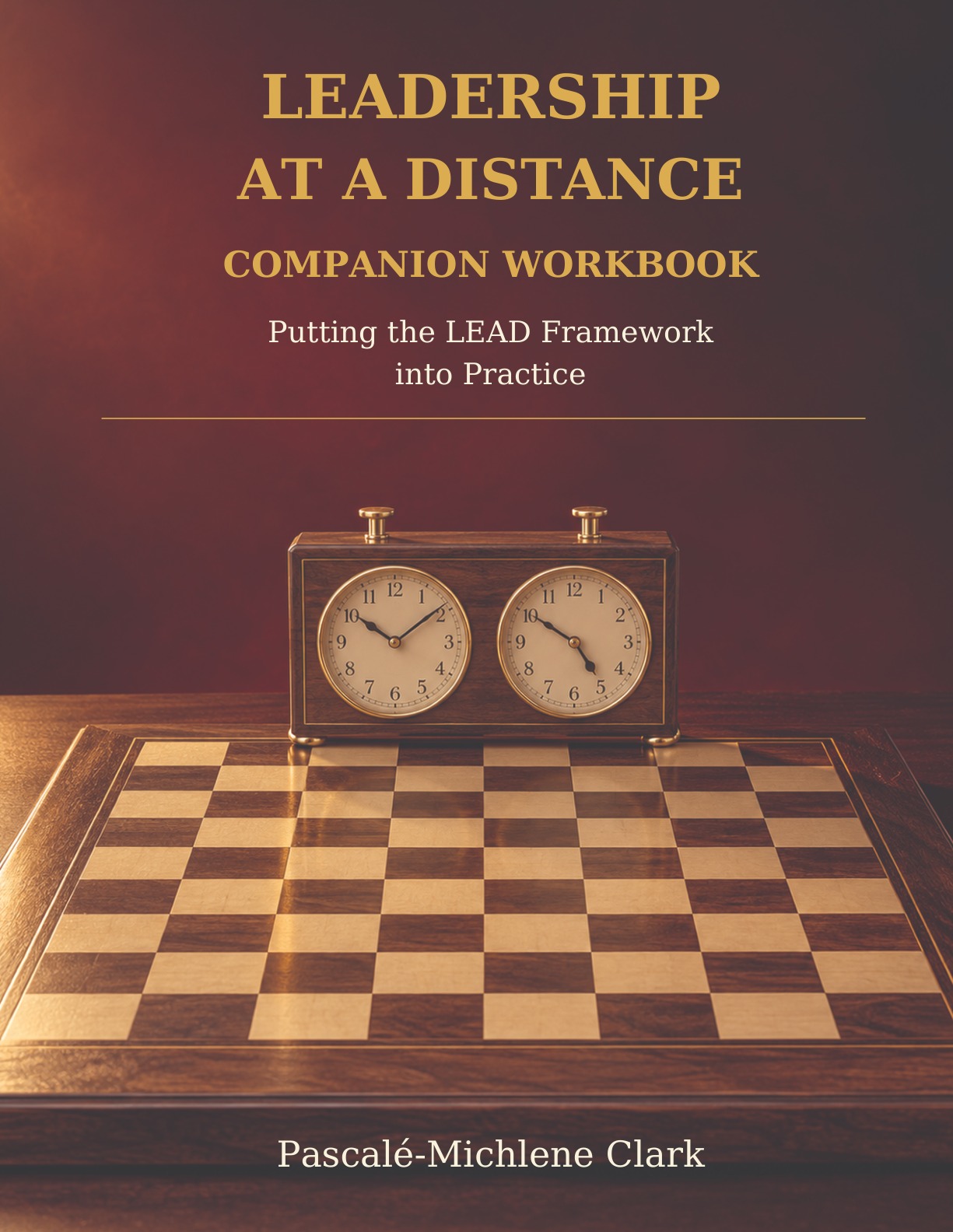 Leadership at a Distance Companion Workbook dimensional book mockup — upcoming publication