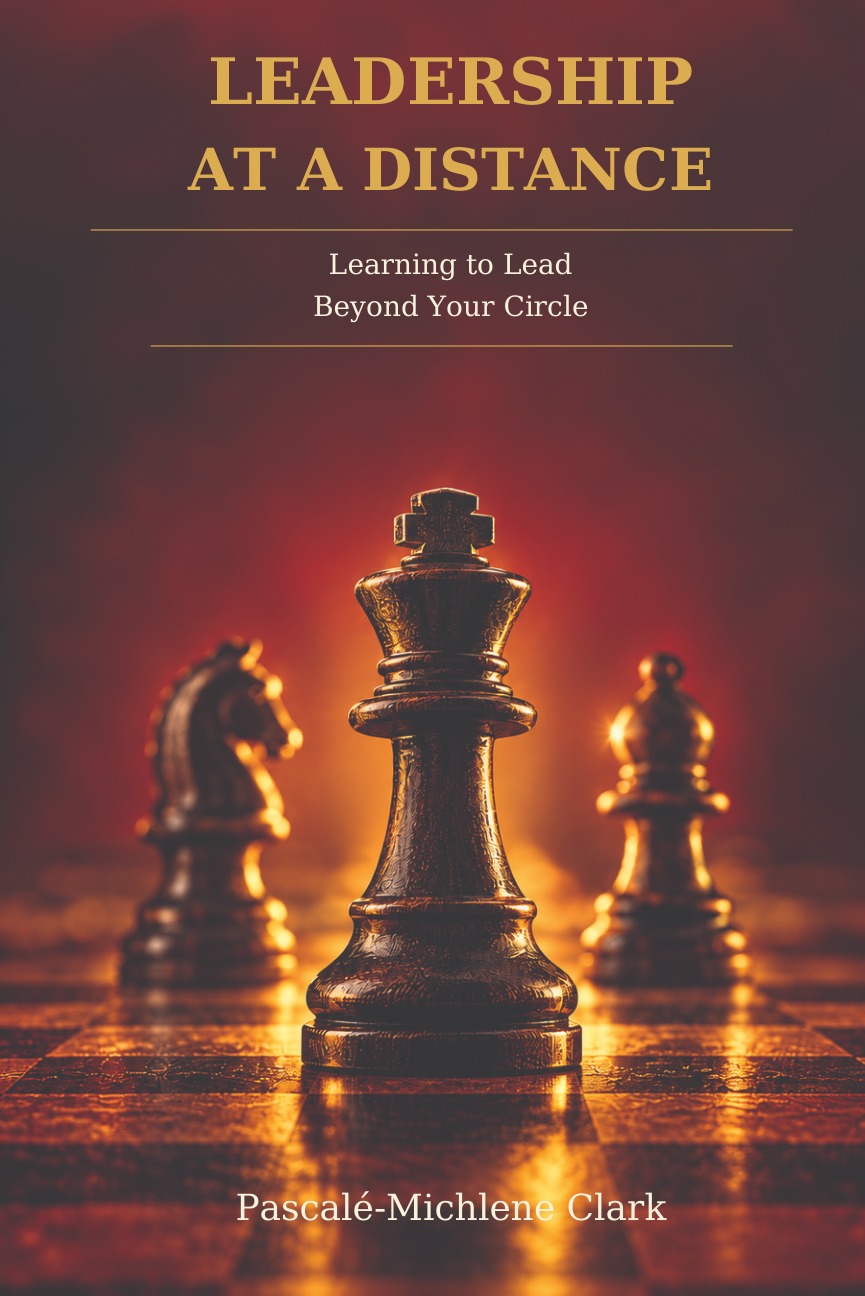 Leadership at a Distance dimensional book mockup — upcoming publication